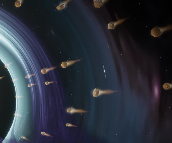 Detour: burning comets.
